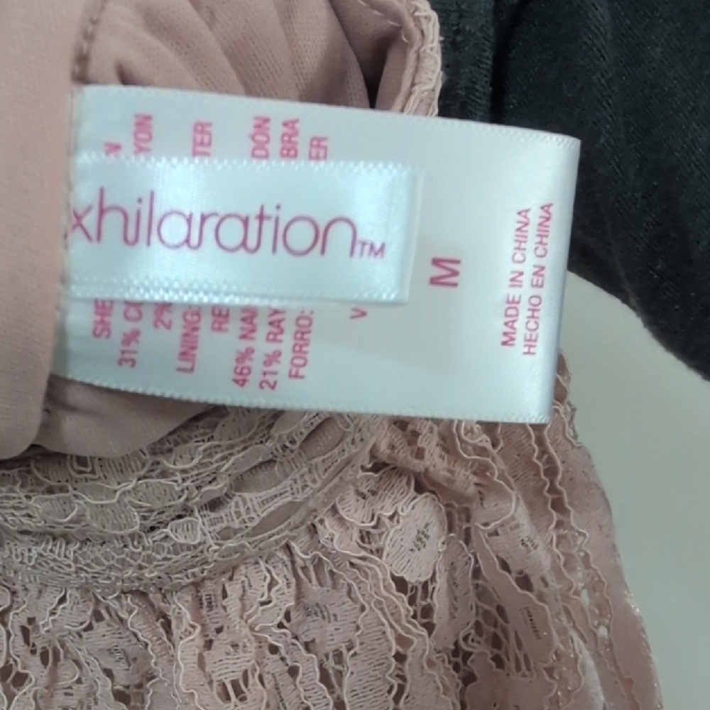 Xhilaration Blush Lace A-Line Skirt - Picture 5 of 6